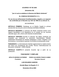 Acuerdo 197 del 28 de Diciembre de 2005