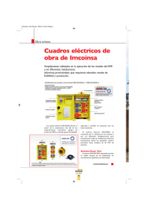 Cuadros Eléctricos Imcoinsa