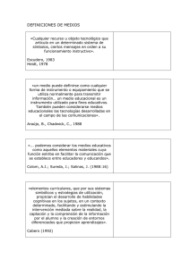Definiciones de medios