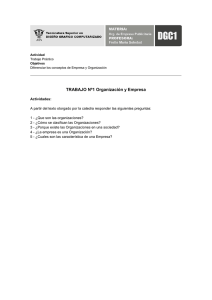 tp1 - organizacion y empresa