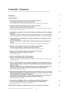 Contenido / Summary