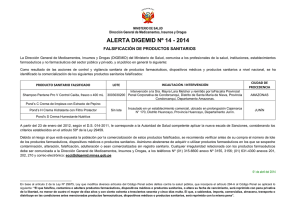 ALERTA_14-14 FALSIFICACIÓN DE PRODUCTOS SANITARIOS