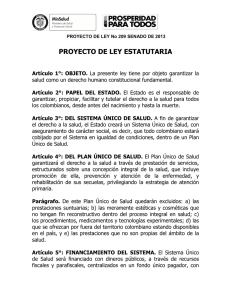 Proyecto de ley estatutaria