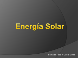 La energía solar