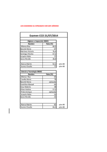 Resultados CCO Julio 2014