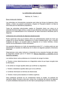 Entrevista Estructurada en Psiquiatría Infantil