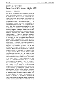 La educación en el siglo XXI