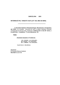 Anestèsia basada en l'evidènica