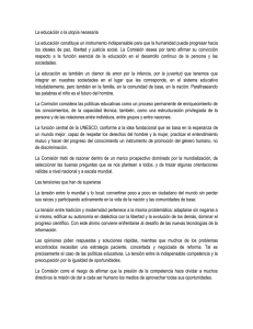 la educacin encierra un gran tesoro
