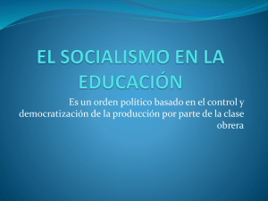 el socialisno en la educación
