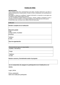 P gina de firma