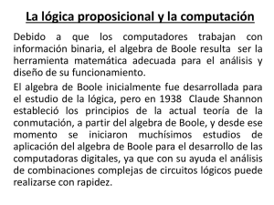 La lógica proposicional y la computación