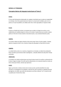 Conceptos Lenguaje Musical. 6º Primaria