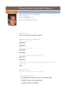Enrique Ernesto Mondragón Chagoya