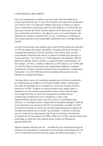 LA NATURALEZA, LIBRO ABIERTO