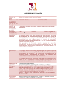 lineas de investigacion antonio ramirez