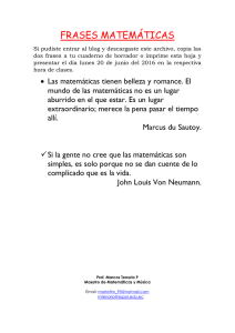 frases matematicas