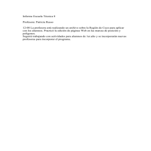 Informe Escuela Técnica 8.doc