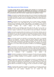 Diez ideas acerca de Cómo Innovar.doc