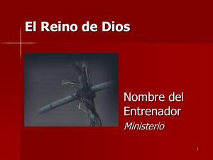 El Reino de Dios Nombre del Entrenador Ministerio