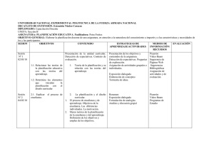 Planificaci n Educativa
