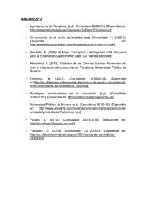 BIBLIOGRAFÍA    Ayuntamiento de Pamplona. (s.d). (Consultado 23/09/15). [Disponible en: