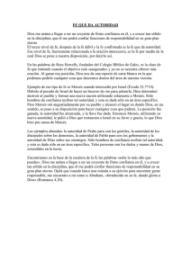 Fe que da Autoridad