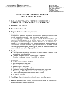 Formación Abuso Sexual Infantil para Profesores