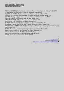 BIBLIOGRAFIA DE EGIPTO  Diccionario de términos de arte y arqueología