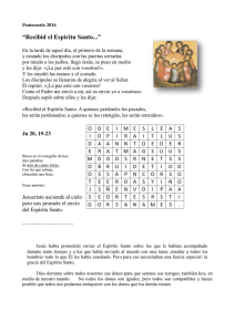 “Recibid el Espíritu Santo...”