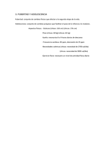 3. PUBERTAD Y ADOLESCENCIA