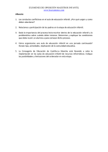 EXÁMENES DE OPOSICIÓN MAESTROS INFANTIL  www.losexamenes.com