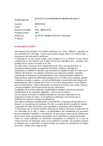 INSTITUTO SUPERIOR DE PROFESORADO Nº Establecimiento 7