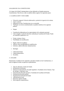 Análisis de una Constitución