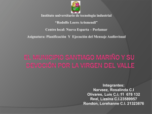 diapositivas la vrigen trabajo 3