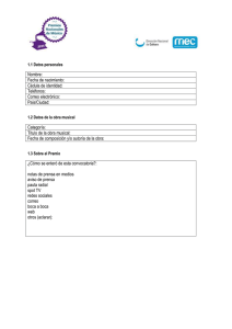 Nombre: Fecha de nacimiento: Cédula de identidad: Teléfonos: