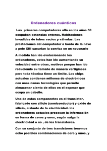Ordenadores cuánticos