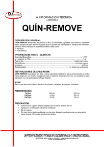 QUÍN-REMOVE Q   INFORMACIÓN TÉCNICA