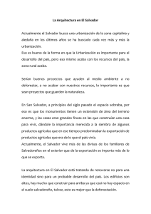 La Arquitectura en el Salvador