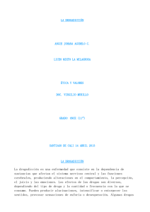 LA DROGADICCION