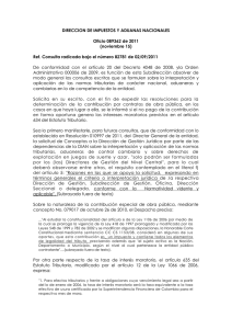 Oficio 089362-11 (contribucion especial de obra publica)