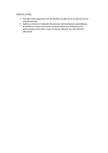UNESCO (1984): comunicaciones