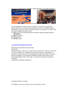 Epuma Taller redesuy mayo 2013 sintesis con evaluacion