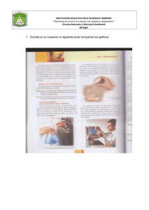 1.  Escribe en tu cuaderno el siguiente texto incluyendo... Ciencias Naturales y Educación Ambiental Biología