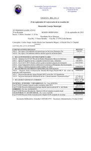 O R D E N   DEL  D... 29º PERIODO LEGISLATIVO 29 na Reunión