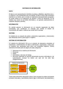 generalidades de sistemas de informacion
