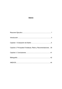ÍNDICE Resumen Ejecutivo ........................................................................ 1 Introducción ................................................................................... 4