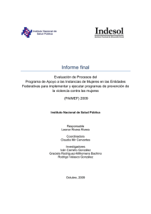 Informe final