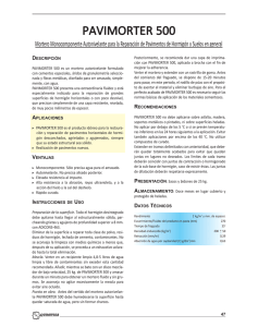 PAVIMORTER 500 (PDF)