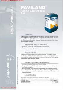 Paviland Resina Base Acuosa A-4 (PDF)